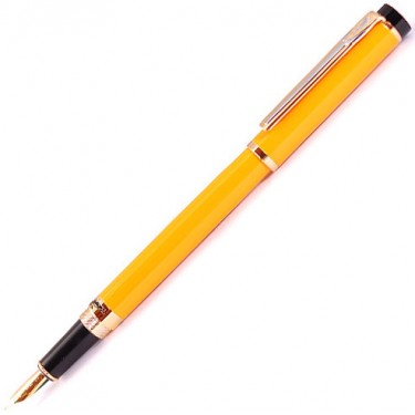 Перьевая ручка Crocodile Cr398F Yellow