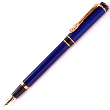 Перьевая ручка Crocodile Cr501F Blue