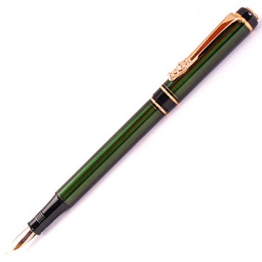 Перьевая ручка Crocodile Cr501F Green
