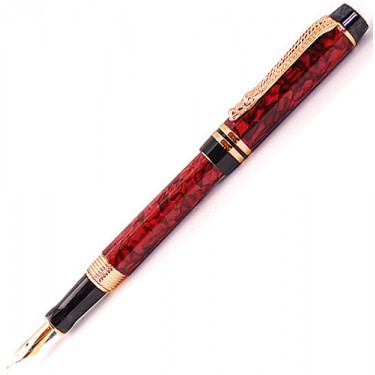 Перьевая ручка Crocodile Cr806F Aerolite-Red