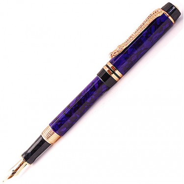 Перьевая ручка Crocodile Cr806F Dark blue