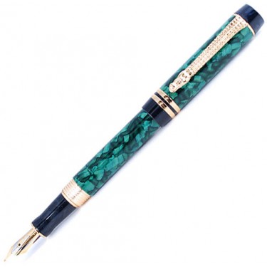 Перьевая ручка Crocodile Cr806F Green