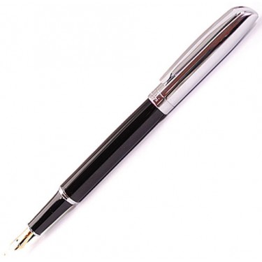 Перьевая ручка Fandini Fn302F Black Silver