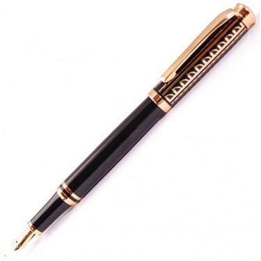 Перьевая ручка Fandini Fn303F Black Gold