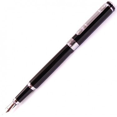Перьевая ручка Picasso Ps902F Black Silver