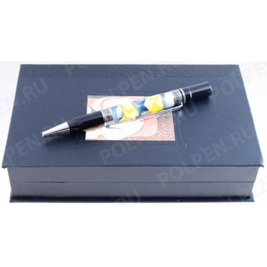 Ручка роллер Picasso Ps913R Yellow marble