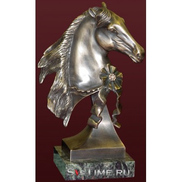 Статуэтка Бюст Лошадь из бронзы Vel 03-08-03-05200