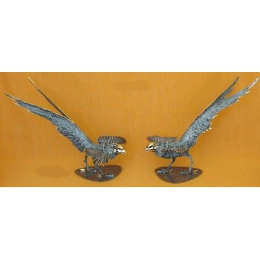 Статуэтка из бронзы Arcobronze 9202 Фигурки птиц (комплект 2)
