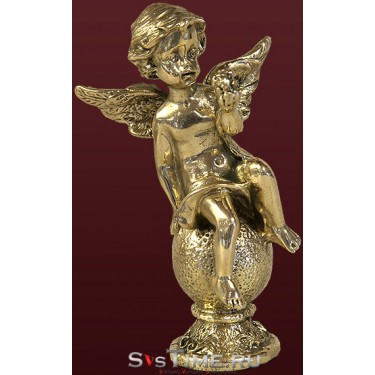 Статуэтка Счастливый ангелочек из бронзы Vel 03-08-01-21800