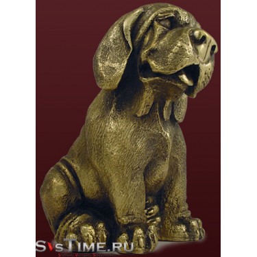 Статуэтка Сидящий щенок из бронзы Vel 03-08-04-02200