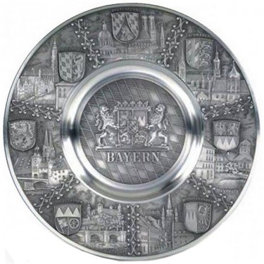 Тарелка декоративная из олова Artina SKS 10053