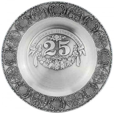 Тарелка декоративная из олова Artina SKS 11070