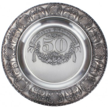 Тарелка декоративная из олова Artina SKS 11071