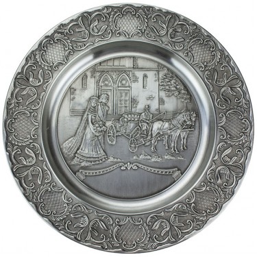 Тарелка декоративная из олова Artina SKS 13642