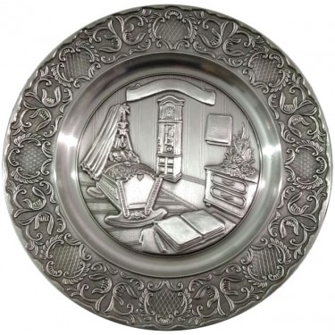 Тарелка декоративная из олова Artina SKS 13643