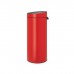Мусорный бак Touch Bin New (30 л), Пламенно-красный Brabantia 115189