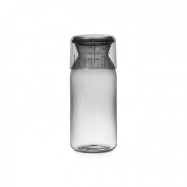 Пластиковая банка с мерным стаканом (1,3 л), Серый Brabantia 291005