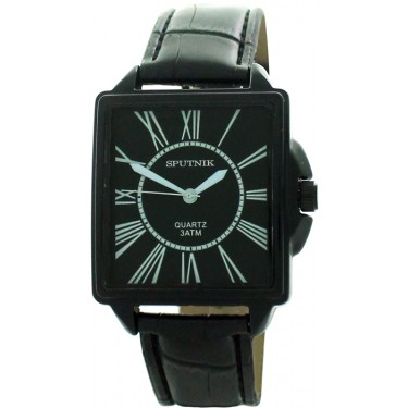 Мужские наручные часы Спутник М-857692/3 (черн.)