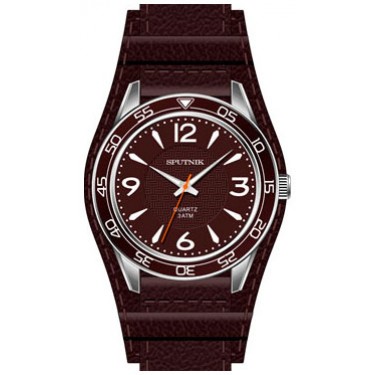 Мужские наручные часы Спутник М-858290H/1 (корич.)