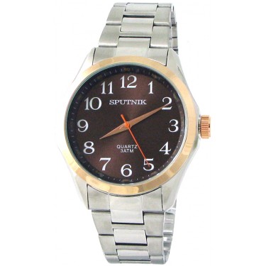 Мужские наручные часы Спутник М-996660/6 (корич.)