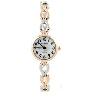 Женские наручные часы Спутник Л-882910/6 (бел.+перл.)