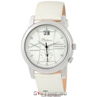 Мужские серебряные наручные часы Platinor 40100.132