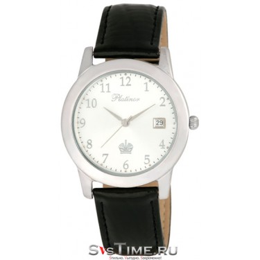 Мужские серебряные наручные часы Platinor 40200.105