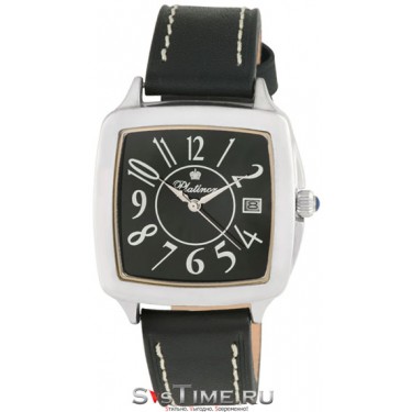 Мужские серебряные наручные часы Platinor 40400.505