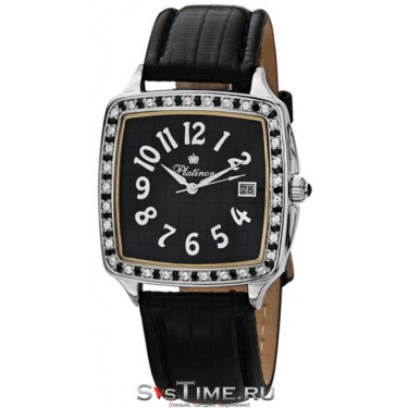 Мужские серебряные наручные часы Platinor 40406.533