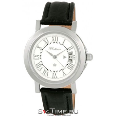 Мужские серебряные наручные часы Platinor 40800.119