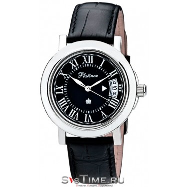 Мужские серебряные наручные часы Platinor 40800.519