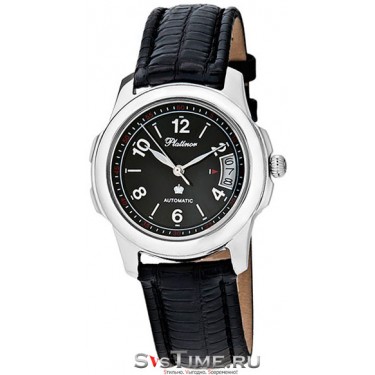 Мужские серебряные наручные часы Platinor 41300.505