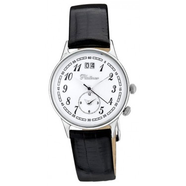 Мужские серебряные наручные часы Platinor 42300.105