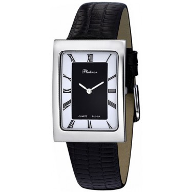 Мужские серебряные наручные часы Platinor 46000.118