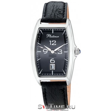 Мужские серебряные наручные часы Platinor 47700.510