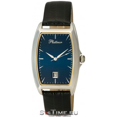Мужские серебряные наручные часы Platinor 47700.603