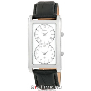 Мужские серебряные наручные часы Platinor 48500-1.144