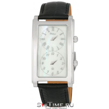 Мужские серебряные наручные часы Platinor 48500-1.344