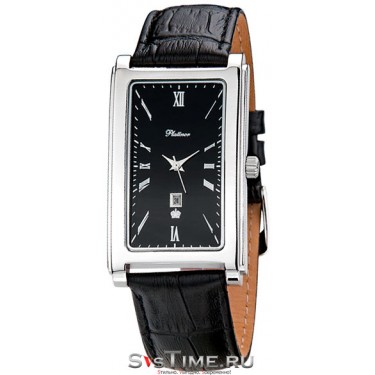 Мужские серебряные наручные часы Platinor 48500.515