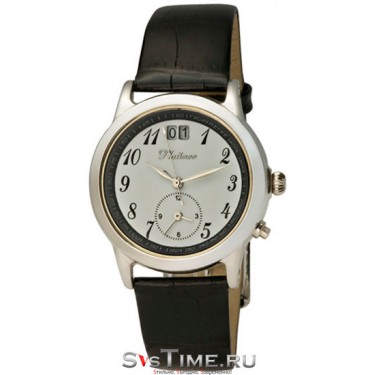 Мужские серебряные наручные часы Platinor 49100.108