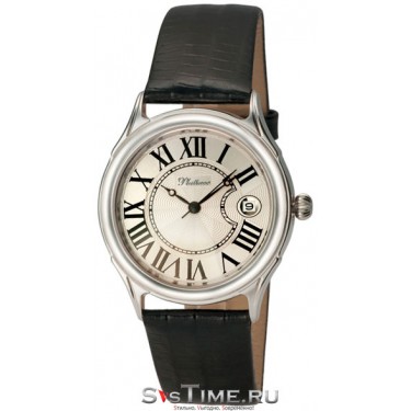 Мужские серебряные наручные часы Platinor 50400.233
