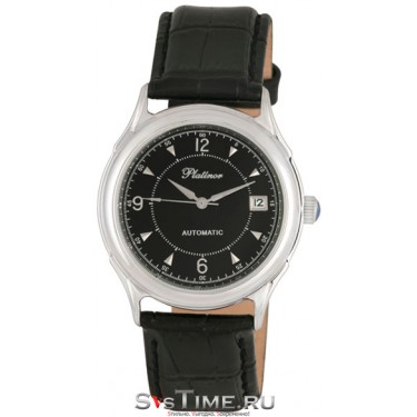 Мужские серебряные наручные часы Platinor 50400.506
