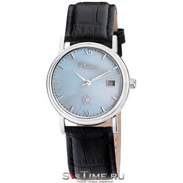 Мужские серебряные наручные часы Platinor 50600.316