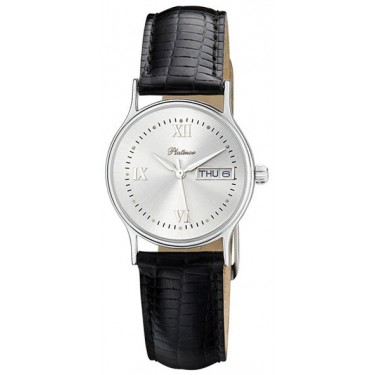 Мужские серебряные наручные часы Platinor 50700.216