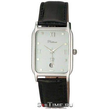 Мужские серебряные наручные часы Platinor 50800.116