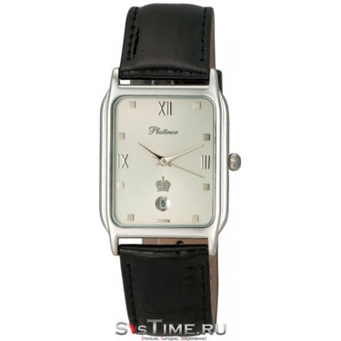 Мужские серебряные наручные часы Platinor 50800.216