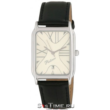 Мужские серебряные наручные часы Platinor 50800.232