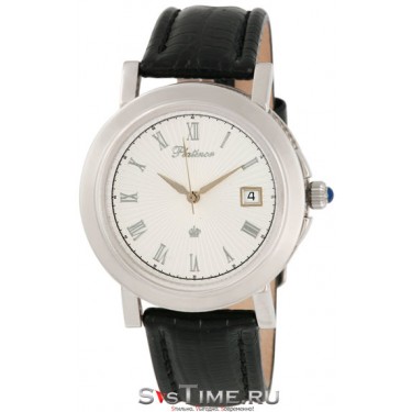 Мужские серебряные наручные часы Platinor 50900.221