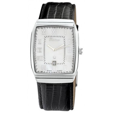 Мужские серебряные наручные часы Platinor 51300.115