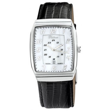 Мужские серебряные наручные часы Platinor 51300.307
